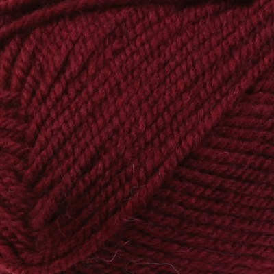 Пряжа "Народная" 30% шерсть, 70% акрил объёмный 220м/100гр (07 бордо)