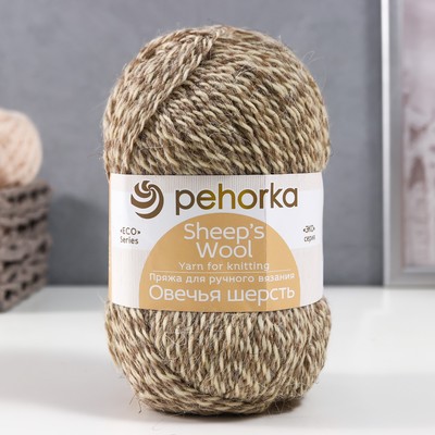 Пряжа "Овечья шерсть" 100% шерсть 200м/100гр (888 мулине)