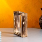 Кашпо деревянное 15×4×15 см с 3 колбами "Рамка Мини", обжиг Дарим Красиво - фото 22816890