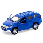 Машина металлическая MITSUBISHI PAJERO SPORT, 12 см, инерционная, цвет синий - фото 24495279