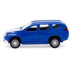 Машина металлическая MITSUBISHI PAJERO SPORT, 12 см, инерционная, цвет синий - фото 24495281