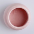 Миска керамическая для грызунов со скошенным краем 30 мл  5,7 х 5,7 х 3,5 см, розовая - фото 9479671