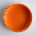 Миска керамическая с морковками 100 мл  8,8 х 8,8 х 3 см, оранжево-белая - фото 9479674