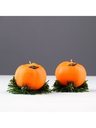 Набор свечей декоративных «Мандарины в ящике», 2 шт., 6.2×14×7.4 см - Фото 3