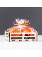 Набор свечей декоративных «Мандарины в ящике», 2 шт., 6.2×14×7.4 см - Фото 6