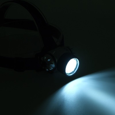 Фонарь налобный «Мастер К», 14 LED, 7×4 см, от батареек 3×ААА