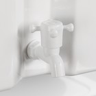 Умывальник "ТермМикс", с ЭВН, нержавеющая мойка, пластиковый бак, 1250 Вт, 17 л, белый - Фото 3