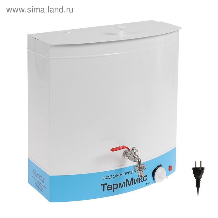 Бак настенный «ТермМикс», с ЭВН, 1250 Вт, 20 л, белый - Фото 1