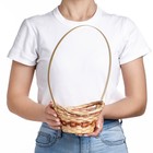 Корзина плетёная для хранения «Ладья», 18×16×6 см, бамбук - Фото 1