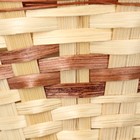 Корзина плетеная «Ладья», 18×16×6 см, бамбук - Фото 5