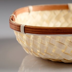 

Плошка «Плетёнка», 18×18×4 см, бамбук