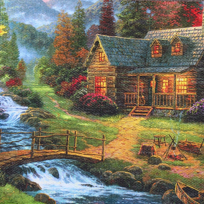 Сувенир свиток "Дом возле водопада" - фото 1905562489