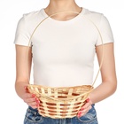 Корзина плетёная для хранения «Ладья», 24×17×8 см, бамбук - Фото 1