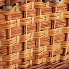 Корзина плетёная для хранения «Пикник», 33×20×18 см, ручка h=15 см, ротанг  (артикул 4427924)  большой выбор товаров оптом и в розницу по низким ценам с доставкой