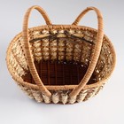 Корзина плетёная для хранения «Пикник», 33×20×18 см, ручка h=15 см, ротанг  (артикул 4427924)  большой выбор товаров оптом и в розницу по низким ценам с доставкой