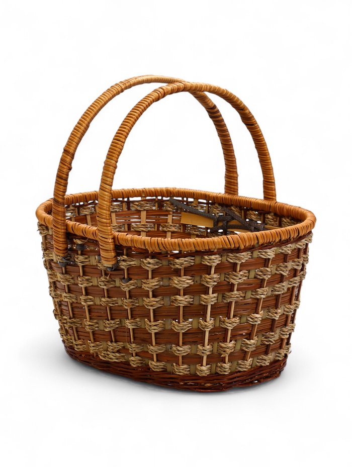 Корзина плетёная для хранения «Пикник», 26×35×37, ротанг - Фото 1