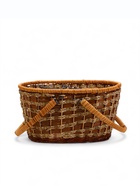 Корзина плетёная для хранения «Пикник», 26×35×37, ротанг - Фото 3