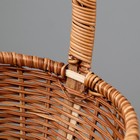 Корзина плетеная, 34×27×13/39 см, лоза, кукуруза - Фото 4