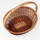 Корзина плетёная, 34×27×13/39 см, лоза, кукуруза - Фото 5