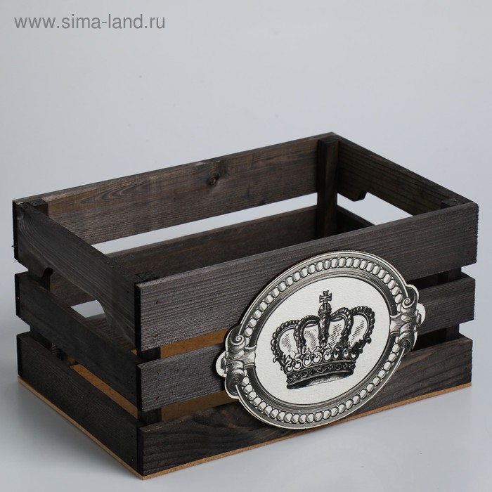 Ящик для хранения "Корона" 30х15х20 см - Фото 1