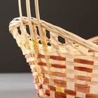 Корзина плетеная «Ладья», 36×27×13 см, бамбук - Фото 4