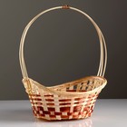 Корзина плетеная «Ладья», 32×23×10 см, бамбук - Фото 3