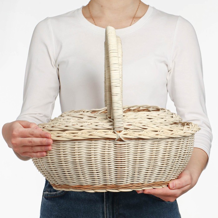 Набор корзин плетёных, 4 шт., 34×30×13/33, 32×25×12/29, 27×21×10/25, 23×18×9/22 см, ротанг - Фото 1