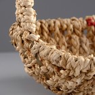 Набор корзин, 3 шт, 34×34×10/30 см, 26×26×10/28 см, 21×21×10/21 см, кукуруза, ротанг - Фото 3