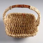 Набор корзин, 3 шт, 34×34×10/30 см, 26×26×10/28 см, 21×21×10/21 см, кукуруза, ротанг - Фото 4