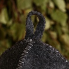 Шапка для бани и сауны, «Королева красоты», полиэфир 70%, шерсть 30%, «Добропаровъ» - Фото 4