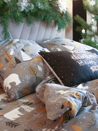 Постельное бельё евро «Этель» Let it snow (вид 2), бязь - Фото 13