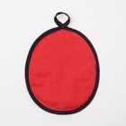 Новогодний набор прихваток "Holly Jolly" 17х17см-2шт, 100% хл 160 г/м2, рогожка - фото 52425856