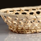 Плошка «Плетёнка», 17×28×5 см, бамбук - Фото 2