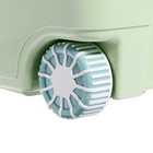 Ящик для игрушек на колёсах, цвет зелёный - фото 8469538