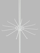 Стойка вращающаяся 2-х ярусная (2 яруса по 12 штырей), 45,5*58*180 см, цвет белый - фото 809599362
