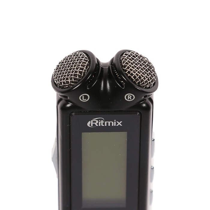 Диктофон Ritmix RR-145 8GB, MP3/WAV, дисплей, металл корпус, черный - фото 51543368