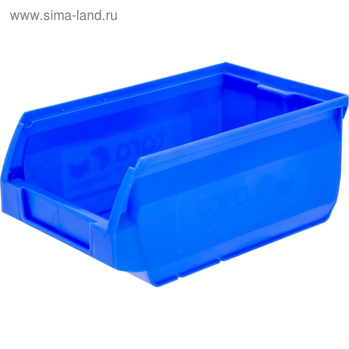 Лоток для склада Sanremo, сплошной, синий, 170х105х75 мм - Фото 1