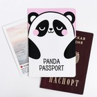 Обложка на паспорт ПВХ "Панда": размер 13,5 х 9,2 х 0,2 см - Фото 2