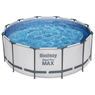 УЦЕНКА Бассейн каркасный Bestway Steel Pro Мах 56420, 366×122 см, фильтр-насос, тент, подстилка, круглый - Фото 2