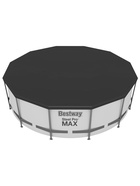 УЦЕНКА Бассейн каркасный Bestway Steel Pro Мах 56420, 366×122 см, фильтр-насос, тент, подстилка, лестница, круглый - Фото 9
