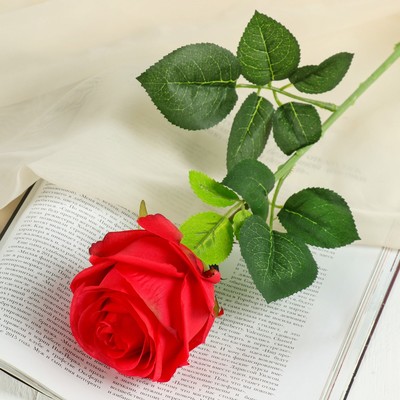 Цветы искусственные "Роза арабская" 8*55 см, красная