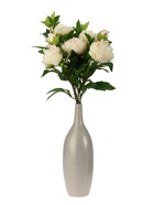 Цветы искусственные "Пион дуо" 12*60 см, белый - фото 809465997