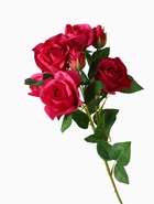 Цветы искусственные «Розочки кустовые», 8×65 см, малиновые 4142876