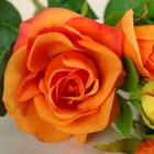Цветы искусственные "Розочки кустовые" 8х65 см, оранжевый - Фото 2