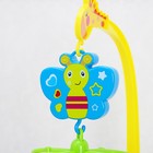 УЦЕНКА Мобиль музыкальный на кроватку «Бабочка. Малыш зоо», заводной - Фото 3