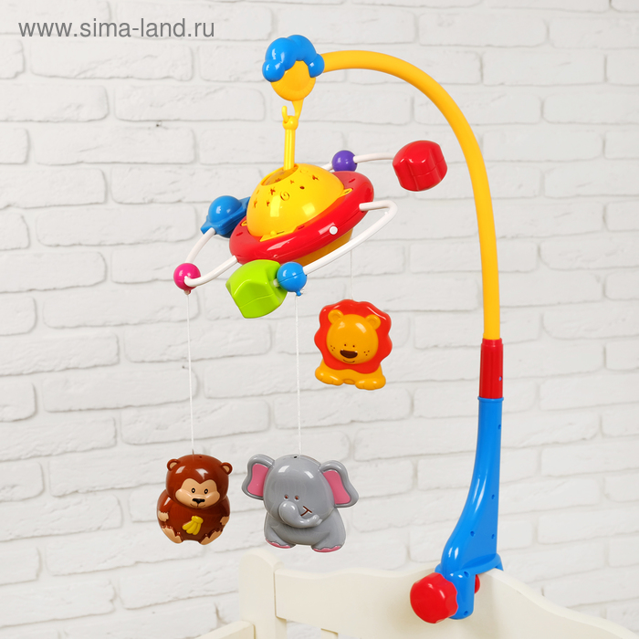 УЦЕНКА Мобиль музыкальный «Джунгли», с ночником - Фото 1