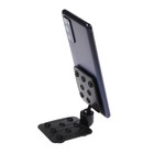 Подставка для телефона LuazON, держатель на восьми липучках, регулировка положения, чёрная - Фото 3