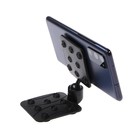 Подставка для телефона LuazON, держатель на восьми липучках, регулировка положения, чёрная - Фото 4