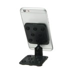 Подставка для телефона LuazON, держатель на восьми липучках, регулировка положения, чёрная - Фото 6