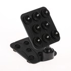 Подставка для телефона LuazON, держатель на восьми липучках, регулировка положения, чёрная - Фото 10